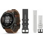 Garmin Fenix 8 PRO 47mm AMOLED Sapphire Carbon grey/Chestnut 010-03198-40 – Zboží Živě