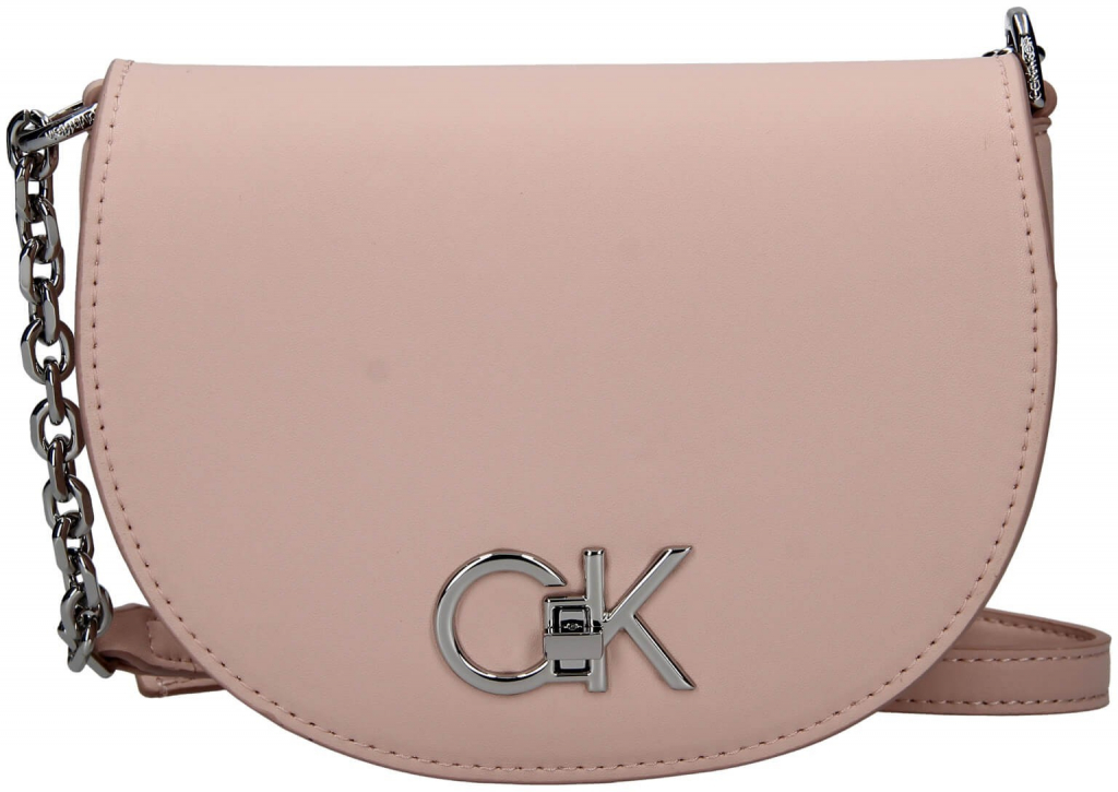 Calvin Klein dámská crossbody kabelka Lores světle růžová