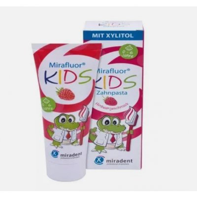 Miradent Mirafluor Kids Raspberry dětská 75 ml – Hledejceny.cz