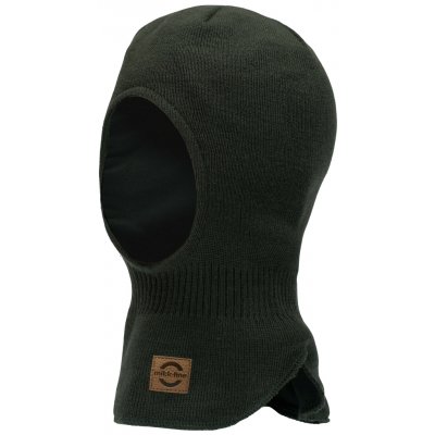 MIKK-LINE Kukla dětská pletená z merino vlny dvojitá s ochranou uší Mikk Line zelená Darkest Sprouse – Sleviste.cz