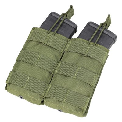 MOLLE sumka na 2 zásobníky M4/M16 - otevřená, zelená – Hledejceny.cz