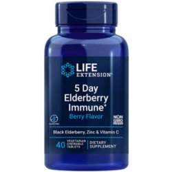 Life Extension 5 Day Elderberry Immune 40 žvýkací tablety