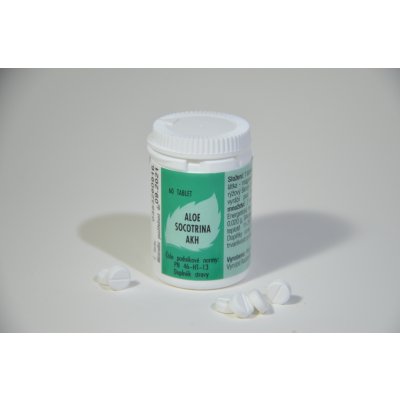 Radim Bakeš Galenická laboratoř Ostrava AKH Aloe socotrina 60 tablet – Hledejceny.cz