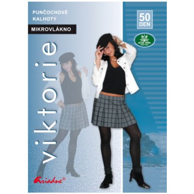 Ariadne Dámské punčochové kalhoty mikrovlákno VIKTORIE ŠEDÁ/FUMO – Zboží Dáma