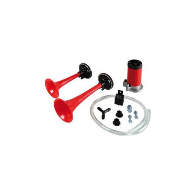 LAMPA Houkačka fanfára 2 tóny s kompresorem 12V – Sleviste.cz
