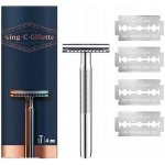 Gillette King Double Edge + 4 ks hlavic – Zboží Dáma