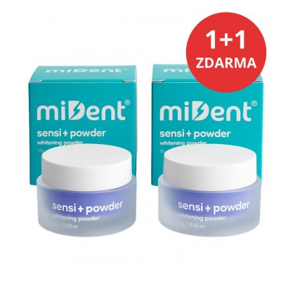 miDent Sensi+ Bělící prášek 12 g – Zboží Dáma