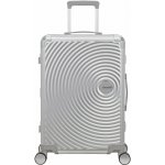 American Tourister SOUNDBOX ALU SPINNER 68/25 TSA stříbrná 73 l – Zboží Dáma