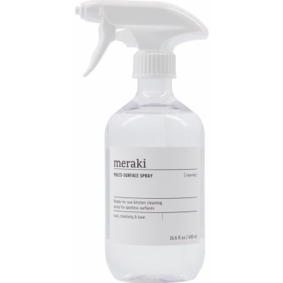 Meraki Multi čisticí sprej na povrchy Clear 490 ml, čirá plast – Zboží Mobilmania