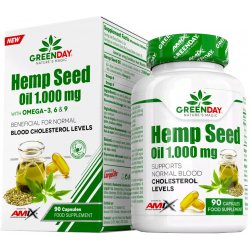 Amix Nutrition Hemp Seed Oil 1.000mg 60 kapslí