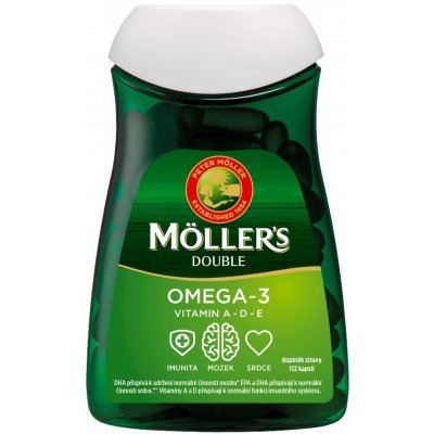 Möller‘s Omega 3 Double 1430 g 112 kapslí