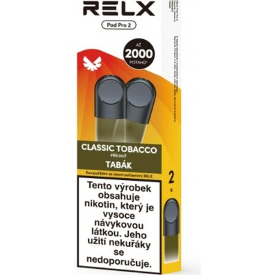 RELX Náhradní Pod Pro Klasický tabák 2ks – Zboží Mobilmania
