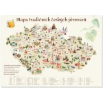 Pivní stírací mapa, Česká republika – Zboží Dáma
