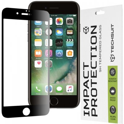 Techsuit 111D celoplošné sklo iPhone 7 Plus iPhone 8 Plus Černé 144656 – Zboží Živě