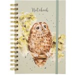 Wrendale Designs Kroužkový blok "Treetops" A5 linkovaný Sova 90 listů – Zboží Živě
