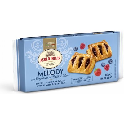 Asolo Dolce Listové těsto s borůvkami 100g – Hledejceny.cz