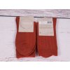 CNB Berlin ponožky DE 34555 jednobarevné s jemným vzorkem skořicové