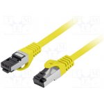 Lanberg PCF8-10CU-0500-Y Patch S/FTP Kat. Cat 8.1 RJ45 vidlice z obou stran lanko – Zboží Živě