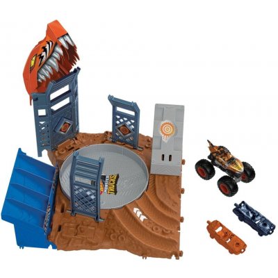 Mattel Hot Weels Monster Trucks aréna: Semifinále Herní set Tiger Shark HNB92 – Zboží Mobilmania