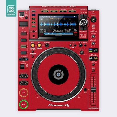 Doto Design Skin CDJ 2000 NXS2 FULL COLORS Aurora Red – Zboží Živě