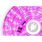 Nexos 28839 LED světelný kabel 10 m růžová 240 diod – Hledejceny.cz