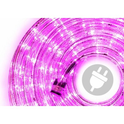 Nexos 28839 LED světelný kabel 10 m růžová 240 diod – Hledejceny.cz