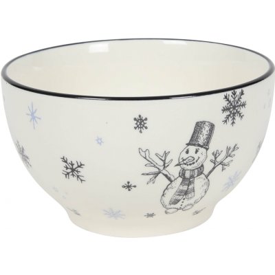 HIT Keramická miska sněhulák 14 cm – Zboží Dáma