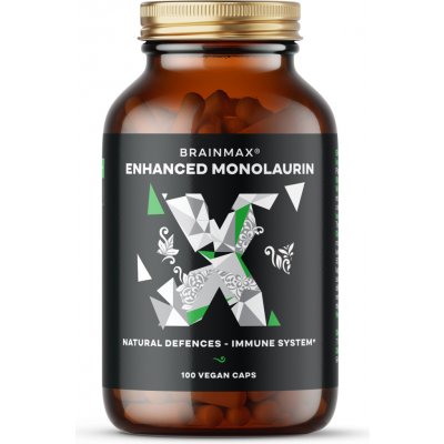 BrainMax Enhanced Monolaurin 100 rostlinných kapslí – Hledejceny.cz