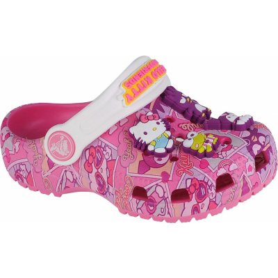 Crocs dívčí nazouváky hello kitty and friends classic clog 208103 680 Růžové – Zbozi.Blesk.cz