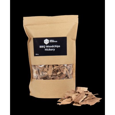 Grill Fanatics Hickory dřevěná štěpka BBQ 500g – Zboží Dáma