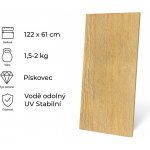 Windu Kamenná dýha Teakwood 1220 x 610 mm 0,74m² – Zboží Mobilmania