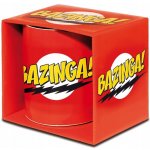 Keramický hrnek CurePink Big Bang Theory/Teorie velkého třesku Bazinga bílý 300 ml – Zboží Dáma