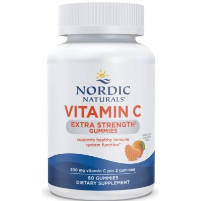 Nordic Naturals Vitamín C Extra strength 60 gumových bonbónů – Hledejceny.cz