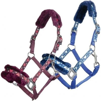 HKM Ohlávka s beránkem Heart modrá – Zboží Dáma