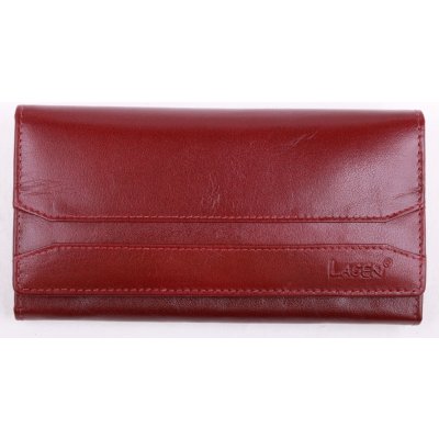 Lagen dámská kožená peněženka w 2025 W red červená – Zboží Mobilmania