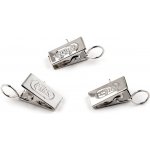 Žabky na záclony kovové - nikl (20 ks) – Sleviste.cz