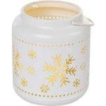 EMOS LED dekorace lucerna s vločkami kovová bílá 14 cm 3x AAA vnitřní vintage – Hledejceny.cz