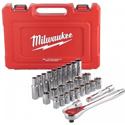 Milwaukee Gola sada 1/2” 10 ÷ 24 mm (28 dílů) – Zbozi.Blesk.cz