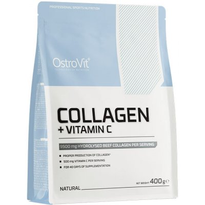 Ostrovit Collagen + vitamin C přírodní 400 g – Hledejceny.cz