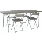 Vango ORCHARD XL 182 TABLE AND CHAIR SET grey Šedá stůl a židle – Zboží Mobilmania