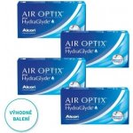 Alcon Air Optix plus HydraGlyde 3 čočky balení 3+1 zdarma – Hledejceny.cz