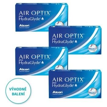 Alcon Air Optix plus HydraGlyde 3 čočky balení 3+1 zdarma