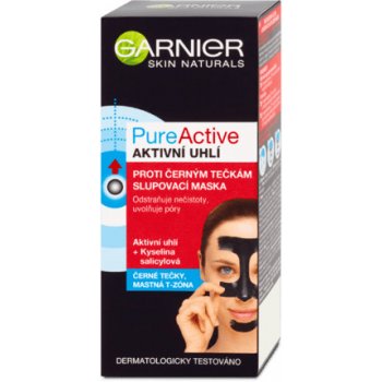 Garnier Pure Active slupovací maska proti černým tečkám s aktivním uhlím 50 ml