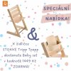 Dětský stoleček s židličkou STOKKE Tripp Trapp Beech Wood Fjord Blue