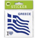 ATP - samolepka řecká vlajka (I LOVE GREECE) – Zboží Živě