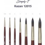 Štětec Simply-T Kazan 12015 - kulatý, krátká rukojeť Velikost štětce: 12 – Sleviste.cz