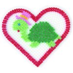 HAMA HAMA H233TR Hama zažehlovací podložka velké srdce MIDI – Hledejceny.cz