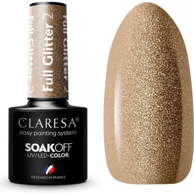 Claresa Full Glitter hybridní lak na nehty 2 5 g – Hledejceny.cz
