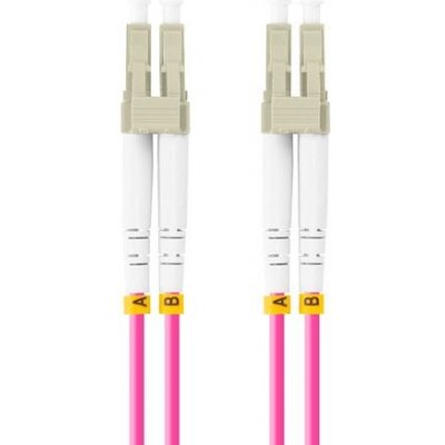 Lanberg FO-LULU-MD41-0010-VT optický patch, MM LC/UPC-LC/UPC duplex, 1m barva magenta – Hledejceny.cz