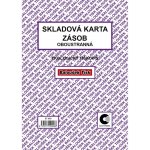Baloušek Tisk ET450 Skladová karta zásob oboustranná A5 – Zboží Dáma